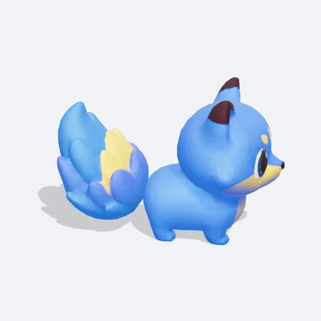 Blue recolor of the fire fox pet