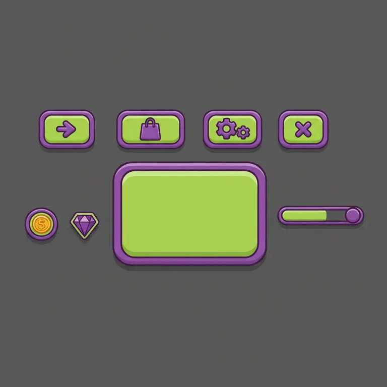 Cartoon style Roblox GUI kit
