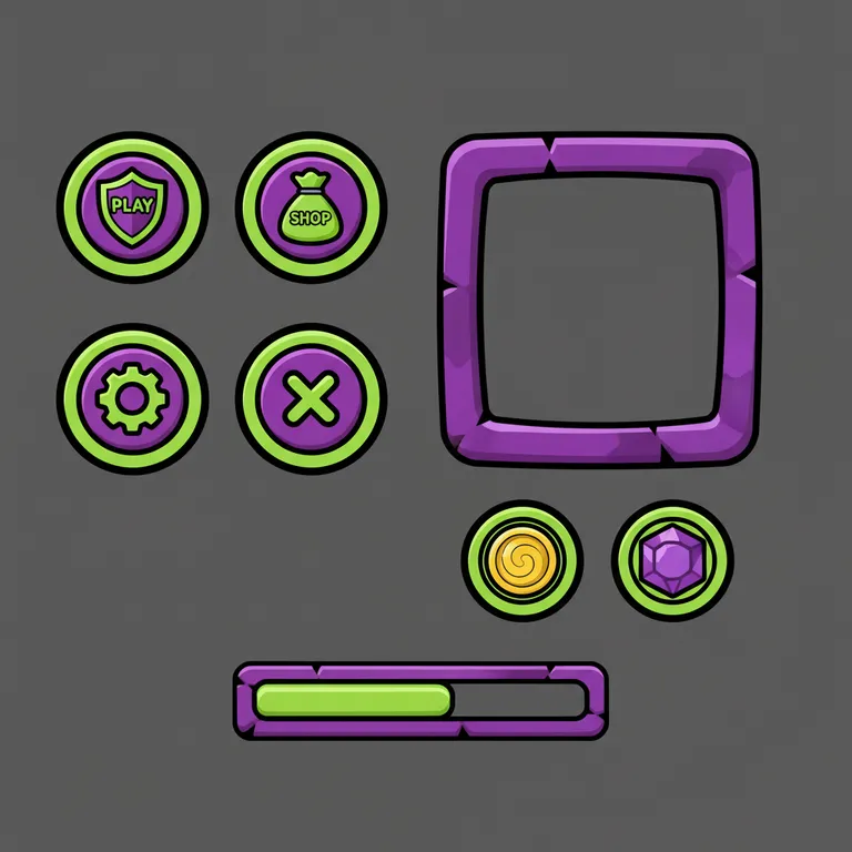 Medieval style Roblox GUI kit