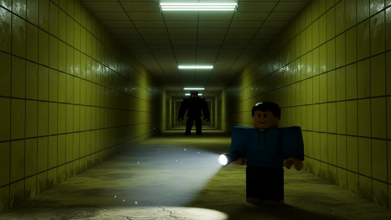 Backrooms style horror game idea