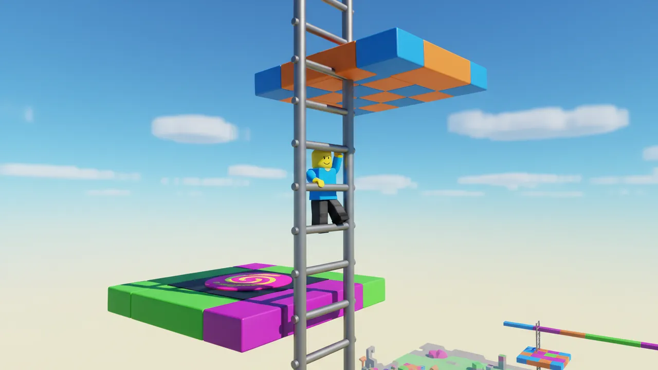 Roblox obby truss climb